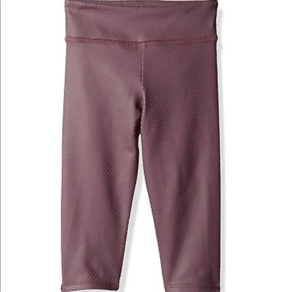 NWT Kids Onzie Yoga Girls Yoga Capri Pants Purple